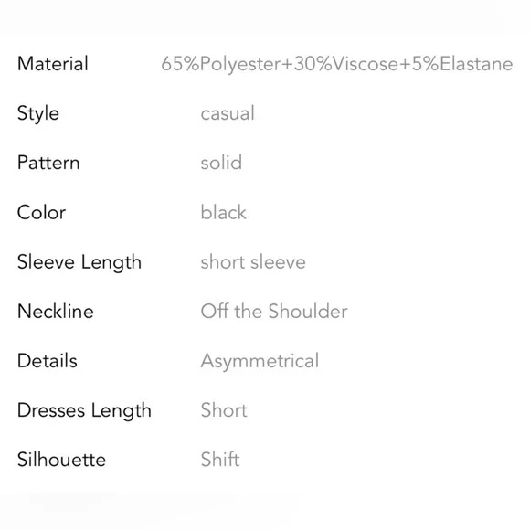 Off Shoulder Loose Fit Dress - Picture 6 of 6